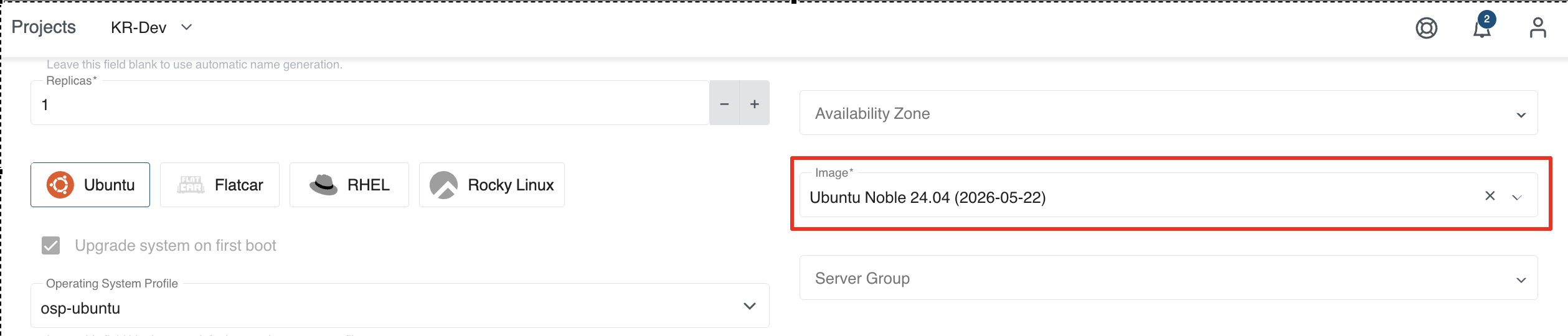 Image Discovery Disabled
